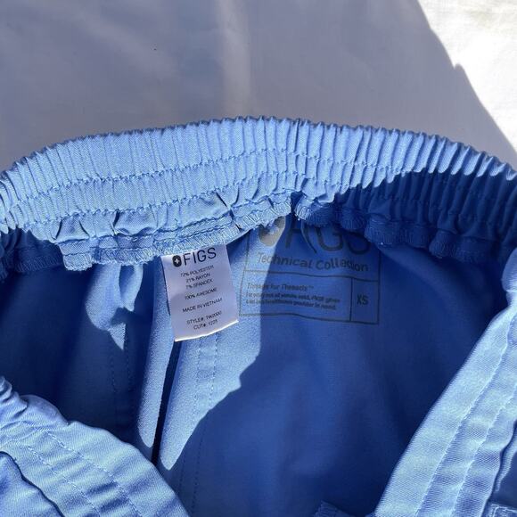 Figs Yola Skinny Scrub Pants Womens XS Ceil Blue - Picture 5 of 5